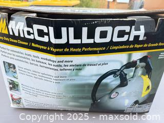 MaxSold Auction: McCulloch MC1275 Heavy-Duty Steam Cleaner - Los Angeles (California, USA) PARTNER MANAGED Downsizing Online Auction - West 88th Place