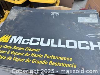 MaxSold Auction: McCulloch MC1275 Heavy-Duty Steam Cleaner - Los Angeles (California, USA) PARTNER MANAGED Downsizing Online Auction - West 88th Place