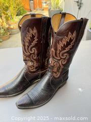 MaxSold Auction: Men's Western Cowboy Boots, Size 10 D, Likely Lucchese - Los Angeles (California, USA) PARTNER MANAGED Downsizing Online Auction - W 88th Place