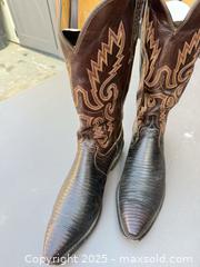 MaxSold Auction: Men's Western Cowboy Boots, Size 10 D, Likely Lucchese - Los Angeles (California, USA) PARTNER MANAGED Downsizing Online Auction - W 88th Place