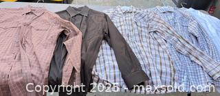 MaxSold Auction: Men's Western Long?Sleeve Button?Up Shirts Lot – Size Large - Los Angeles (California, USA) PARTNER MANAGED Downsizing Online Auction - West 88th Place