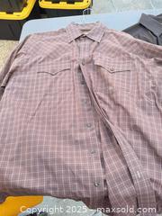 MaxSold Auction: Men's Western Long?Sleeve Button?Up Shirts Lot – Size Large - Los Angeles (California, USA) PARTNER MANAGED Downsizing Online Auction - West 88th Place