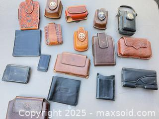 MaxSold Auction: Mixed lot of leather phone and wallet holsters, belt-clip cases - Los Angeles (California, USA) PARTNER MANAGED Downsizing Online Auction - West 88th Place