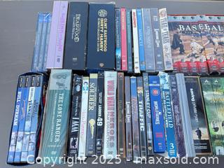 MaxSold Auction: Mixed media lot: DVDs, VHS & CDs (approximately 45+ pieces) - Los Angeles (California, USA) PARTNER MANAGED Downsizing Online Auction - West 88th Place