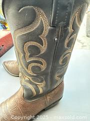 MaxSold Auction: Nocona Size 10 D Pointed Leather Boots - Los Angeles (California, USA) PARTNER MANAGED Downsizing Online Auction - West 88th Place