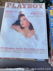 MaxSold Auction: Playboy vintage magazine lot — 30+ issues - Los Angeles (California, USA) PARTNER MANAGED Downsizing Online Auction - West 88th Place