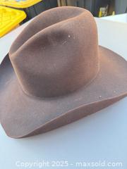 MaxSold Auction: Stetson Western Cowboy Hat, Felt, Size 7 1/4 (58), Dark Brown - Los Angeles (California, USA) PARTNER MANAGED Downsizing Online Auction - West 88th Place