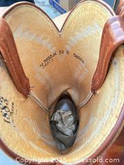 MaxSold Auction: Tan Full-Grain Leather Western Cowboy Boots, US 10 D - Los Angeles (California, USA) PARTNER MANAGED Downsizing Online Auction - West 88th Place