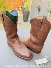 MaxSold Auction: Tecovas Cowboy Boots 10D Brown/Cognac Leather - Los Angeles (California, USA) PARTNER MANAGED Downsizing Online Auction - West 88th Place