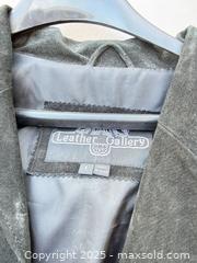 MaxSold Auction: Two Vintage Suede Leather Jackets — Black Fringed & Tan Shearling - Los Angeles (California, USA) PARTNER MANAGED Downsizing Online Auction - West 88th Place