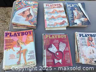 MaxSold Auction: Vintage Playboy Magazines Lot (Approx. 8–12) - Los Angeles (California, USA) PARTNER MANAGED Downsizing Online Auction - West 88th Place