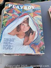 MaxSold Auction: Vintage Playboy Magazines Lot (Approx. 8–12) - Los Angeles (California, USA) PARTNER MANAGED Downsizing Online Auction - West 88th Place