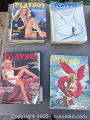 MaxSold Auction: Vintage Playboy Magazines Lot, Approximately 40–50 Issues - Los Angeles (California, USA) PARTNER MANAGED Downsizing Online Auction - W 88th Place