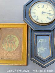 MaxSold Auction: Vintage Seikosha Wall Regulator Clock with Brass Pendulum - Los Angeles (California, USA) PARTNER MANAGED Downsizing Online Auction - West 88th Place