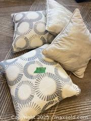 MaxSold Auction: 4 large cushions - Surrey (British Columbia, Canada) SELLER MANAGED Estate Sale Online Auction - King George Boulevard (CONDO)