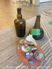 MaxSold Auction: Antique bottles from Pirate times with clay figure. - Surrey (British Columbia, Canada) SELLER MANAGED Estate Sale Online Auction - King George Boulevard (CONDO)