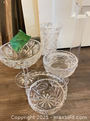 MaxSold Auction: Assorted crystal glassware - Surrey (British Columbia, Canada) SELLER MANAGED Estate Sale Online Auction - King George Boulevard (CONDO)