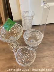 MaxSold Auction: Assorted crystal glassware - Surrey (British Columbia, Canada) SELLER MANAGED Estate Sale Online Auction - King George Boulevard (CONDO)