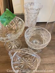 MaxSold Auction: Assorted crystal glassware - Surrey (British Columbia, Canada) SELLER MANAGED Estate Sale Online Auction - King George Boulevard (CONDO)