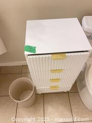 MaxSold Auction: Bathroom white cupboard - Surrey (British Columbia, Canada) SELLER MANAGED Estate Sale Online Auction - King George Boulevard (CONDO)