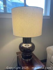 MaxSold Auction: Brown marbled glass Lamps ( pair) - Surrey (British Columbia, Canada) SELLER MANAGED Estate Sale Online Auction - King George Boulevard (CONDO)