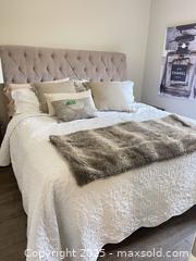 MaxSold Auction: Complete king size mattress, box springs. Bed frame, head board ect.  - Surrey (British Columbia, Canada) SELLER MANAGED Estate Sale Online Auction - King George Boulevard (CONDO)