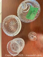 MaxSold Auction: Covered crystal candy dish and jam container.  - Surrey (British Columbia, Canada) SELLER MANAGED Estate Sale Online Auction - King George Boulevard (CONDO)