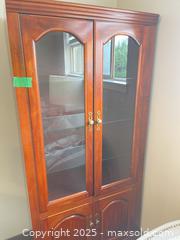 MaxSold Auction: Curio cabinet, with glass shelves - Surrey (British Columbia, Canada) SELLER MANAGED Estate Sale Online Auction - King George Boulevard (CONDO)