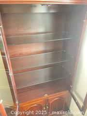 MaxSold Auction: Curio cabinet, with glass shelves - Surrey (British Columbia, Canada) SELLER MANAGED Estate Sale Online Auction - King George Boulevard (CONDO)
