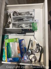 MaxSold Auction: Cutlery drawer, with cutting utensils ect. - Surrey (British Columbia, Canada) SELLER MANAGED Estate Sale Online Auction - King George Boulevard (CONDO)