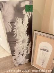 MaxSold Auction: Daisy Art 3 pieces.  - Surrey (British Columbia, Canada) SELLER MANAGED Estate Sale Online Auction - King George Boulevard (CONDO)