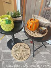 MaxSold Auction: Outdoor side tables and decor - Surrey (British Columbia, Canada) SELLER MANAGED Estate Sale Online Auction - King George Boulevard (CONDO)