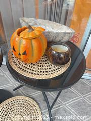 MaxSold Auction: Outdoor side tables and decor - Surrey (British Columbia, Canada) SELLER MANAGED Estate Sale Online Auction - King George Boulevard (CONDO)