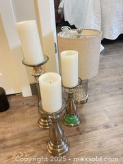 MaxSold Auction: Set 3 tiered Candlestick, glass lamp - Surrey (British Columbia, Canada) SELLER MANAGED Estate Sale Online Auction - King George Boulevard (CONDO)