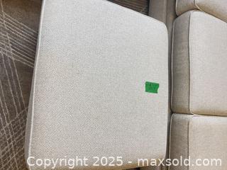 MaxSold Auction: Stylus brand 3 seat sofa with ottoman  - Surrey (British Columbia, Canada) SELLER MANAGED Estate Sale Online Auction - King George Boulevard (CONDO)