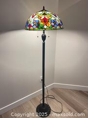 MaxSold Auction: Tiffany style floor lamp - Surrey (British Columbia, Canada) SELLER MANAGED Estate Sale Online Auction - King George Boules Are (CONDO)
