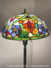 MaxSold Auction: Tiffany style floor lamp - Surrey (British Columbia, Canada) SELLER MANAGED Estate Sale Online Auction - King George Boules Are (CONDO)