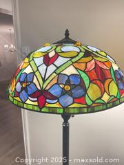 MaxSold Auction: Tiffany style floor lamp - Surrey (British Columbia, Canada) SELLER MANAGED Estate Sale Online Auction - King George Boules Are (CONDO)