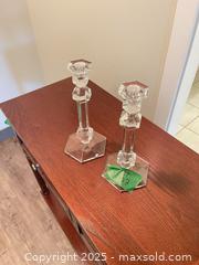 MaxSold Auction: Vintage Val St. Lambert candlesticks  - Surrey (British Columbia, Canada) SELLER MANAGED Estate Sale Online Auction - King George Boulevard (CONDO)