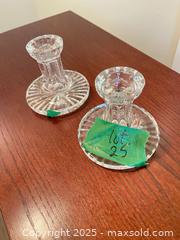 MaxSold Auction: Waterford candlesticks , signed - Surrey (British Columbia, Canada) SELLER MANAGED Estate Sale Online Auction - King George Boulevard (CONDO)