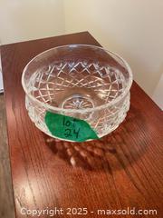 MaxSold Auction: Waterford footed bowl with signature  - Surrey (British Columbia, Canada) SELLER MANAGED Estate Sale Online Auction - King George Boulevard (CONDO)