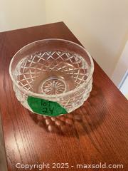 MaxSold Auction: Waterford footed bowl with signature  - Surrey (British Columbia, Canada) SELLER MANAGED Estate Sale Online Auction - King George Boulevard (CONDO)