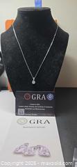 MaxSold Auction: Certified moissanite necklace  - Toronto (Ontario, Canada) PARTNER MANAGED Reseller Online Auction - Gerrard Street East