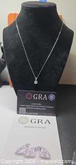 MaxSold Auction: Certified moissanite necklace  - Toronto (Ontario, Canada) PARTNER MANAGED Reseller Online Auction - Gerrard Street East