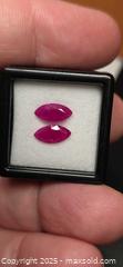 MaxSold Auction: Natural ruby pair - Toronto (Ontario, Canada) PARTNER MANAGED Reseller Online Auction - Gerrard Street East