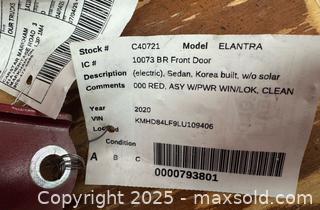 MaxSold Auction: 2017 HYUNDAI ELANTRA RIGHT DOOR BRACKETS SET - Toronto (Ontario, Canada) SELLER MANAGED Downsizing Online Auction - Research Road