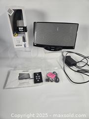 MaxSold Auction: Bose SoundDock Speaker Dock +  Pop Phone - Toronto (Ontario, Canada) SHORT NOTICE PARTNER MANAGED Downsizing Online Auction - Research Road (STORAGE)