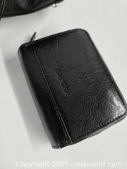 MaxSold Auction: Coach Black Leather Shoulder Tote Handbag with Danier Wallet & Accessories - Toronto (Ontario, Canada) SHORT NOTICE PARTNER MANAGED Downsizing Online Auction - Research Road (STORAGE)