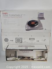 MaxSold Auction: ION TTUSB USB Turntable & Karbon IHF-104 iPod Soundbar (2) - Toronto (Ontario, Canada) SHORT NOTICE PARTNER MANAGED Downsizing Online Auction - Research Road (STORAGE)