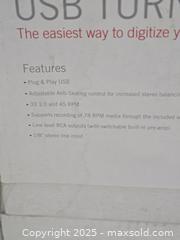 MaxSold Auction: ION TTUSB USB Turntable & Karbon IHF-104 iPod Soundbar (2) - Toronto (Ontario, Canada) SHORT NOTICE PARTNER MANAGED Downsizing Online Auction - Research Road (STORAGE)